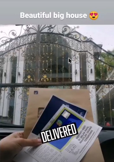 Roadtax delivered to a customer's home
