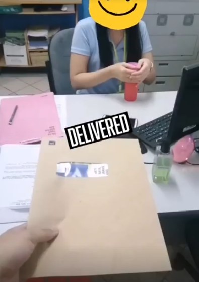 Delivery to customer's office